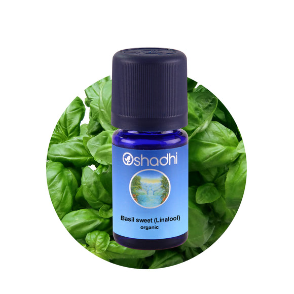 Етерично масло от Босилек, сладък (линалол), био - Oshadhi ароматерапия aromatherapy essential oils