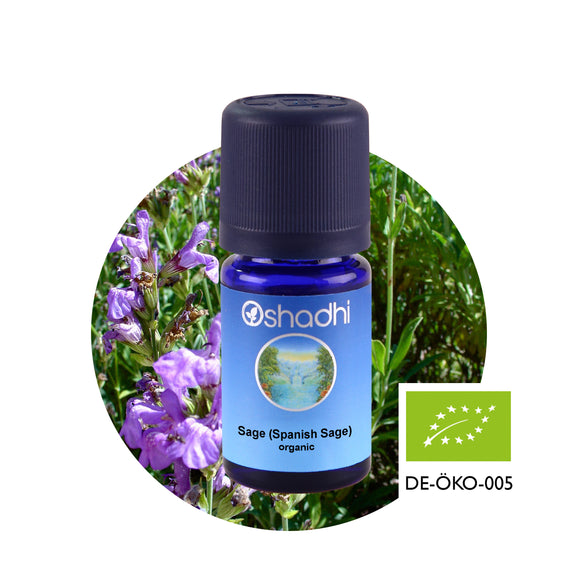Етерично масло от Салвия (испанска), био - Oshadhi ароматерапия aromatherapy essential oils